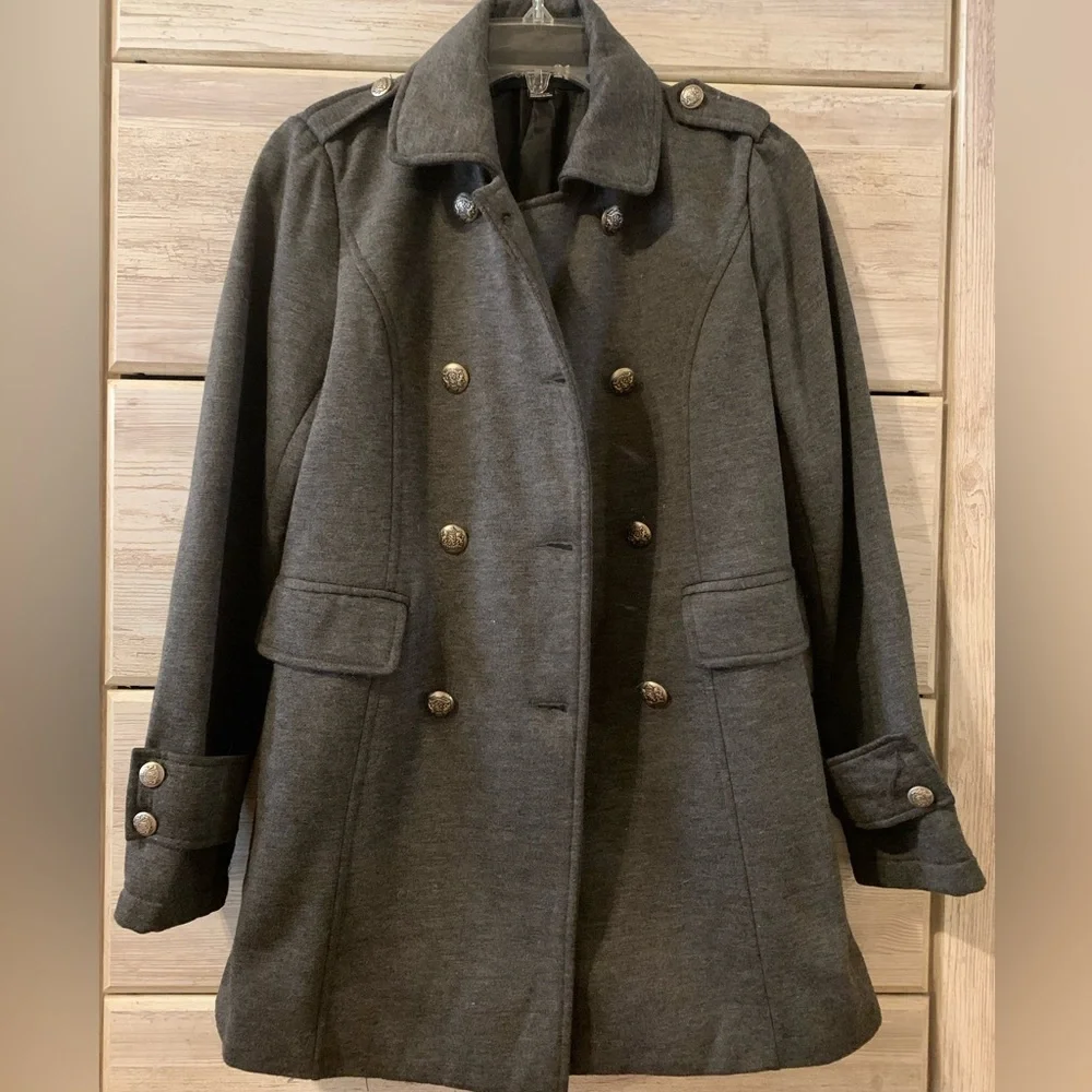 Forever 21 Grey Jacket; Soft; Medium - Picture 3 of 3